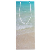 Bridesmaid persoonlijke dank van Bride Wijn Cadeautas (Achterkant)