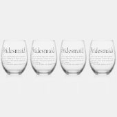 Bridesmaid Persoonlijke definitie Wijnglas Zonder Voet (Voorkant)