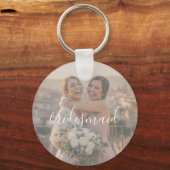 Bridesmaid Photo Strip 2 Pictures Proposal  Sleutelhanger (Voorkant)