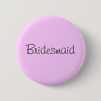 "Bridesmaid"-pin Ronde Button 5,7 Cm