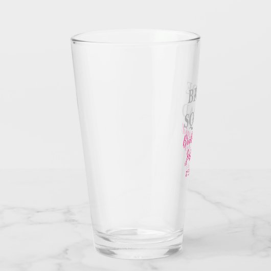 Bridesmaid Pink Custom Name Weddenschap Bacheloret Glas (Rechts)
