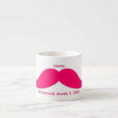 Bridesmaid Pink Mustache Espresso Mok (Voorkant)