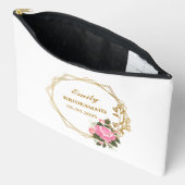 Bridesmaid pouch - wedding accessory bag etui (Open)