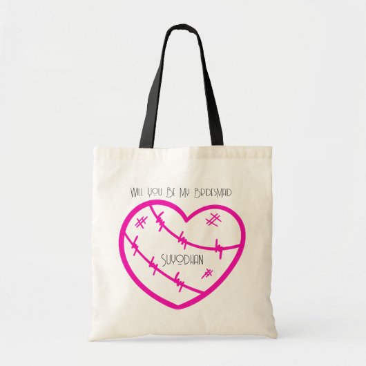 Bridesmaid Proposal Bachelorette Wedding Budget  Tote Bag (Voorkant)