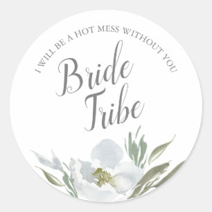 Bridesmaid proposal bride Tribe candle Label