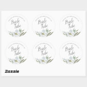Bridesmaid proposal bride Tribe candle Label (Vel)