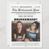 Bridesmaid Proposal Kaart (Voorkant)