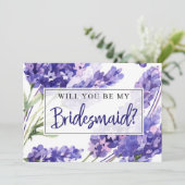 Bridesmaid Proposal Kaart / Wil je mijn bruidsmeis (Staand voorkant)
