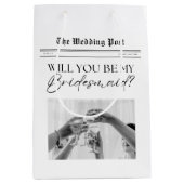 Bridesmaid Proposal Newspaper Medium Cadeauzakje (Voorkant)