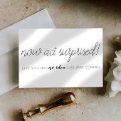 Bridesmaid proposal Now Act verrast card