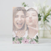 Bridesmaid Proposal with Selfie on Floral Garland (Staand voorkant)