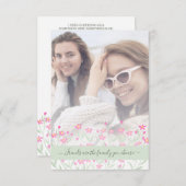 Bridesmaid Proposal with Selfie Wildflowers Border (Voorkant / Achterkant)