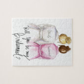 Bridesmaid? Puzzle Bl Bun Bride Auburn Bun Bm Legpuzzel (Horizontaal)