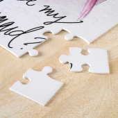 Bridesmaid? Puzzle Bl Bun Bride Auburn Bun Bm Legpuzzel (Zijkant)