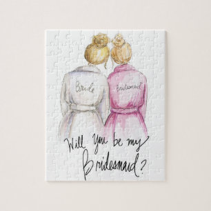 Bridesmaid? Puzzle Bl Bun Bride Bl Bun Maid Legpuzzel