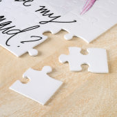 Bridesmaid? Puzzle Blonde Bun Bride Dk Br Bun Maid Legpuzzel (Zijkant)