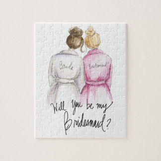 Bridesmaid? Puzzle Br Bun Bride Bl Bun Maid Legpuzzel