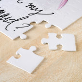 Bridesmaid? Puzzle Br Bun Bride Dk Bl Waves Bm Legpuzzel (Zijkant)