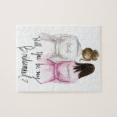 Bridesmaid? Puzzle Br Bun Bride Dk Br Long Bm Legpuzzel (Horizontaal)