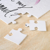 Bridesmaid? Puzzle Dk Br Bun Bride Br Curls Bm Legpuzzel (Zijkant)