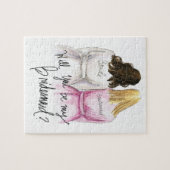 Bridesmaid? Puzzle Dk Br Waves Bride Bl Maid Legpuzzel (Horizontaal)