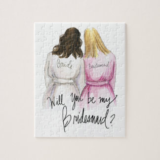 Bridesmaid? Puzzle Dk Br Waves Bride Bl Maid Legpuzzel