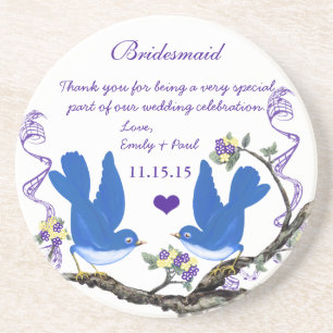 Bridesmaid Reception  Bird Onderzetters
