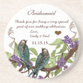 Bridesmaid Reception  Bird Onderzetters (Voorkant)