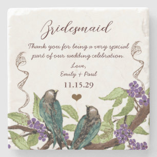 Bridesmaid Reception  Bird Onderzetters