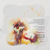 Bridesmaid Request Kaart (Voorkant / Achterkant)