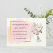 Bridesmaid Request Kaart (Staand voorkant)