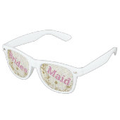 BRIDESMAID retro Shades / Fun Party Sunbribribril Retro Zonnebril (Gekanteld)