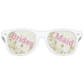 BRIDESMAID retro Shades / Fun Party Sunbribribril Retro Zonnebril (Voorkant)