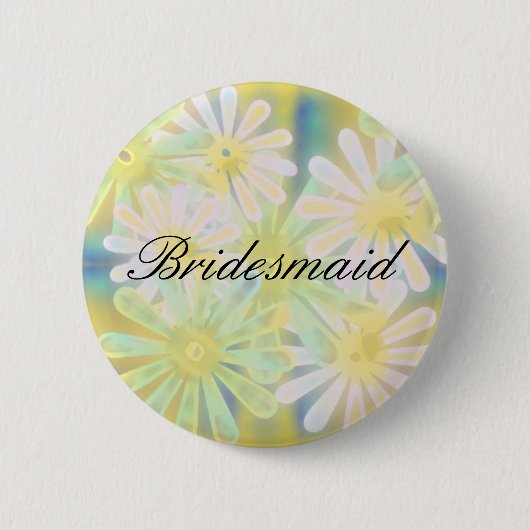 Bridesmaid Ronde Button 5,7 Cm (Voorkant)