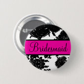 Bridesmaid Ronde Button 5,7 Cm (Voorkant /achterkant)