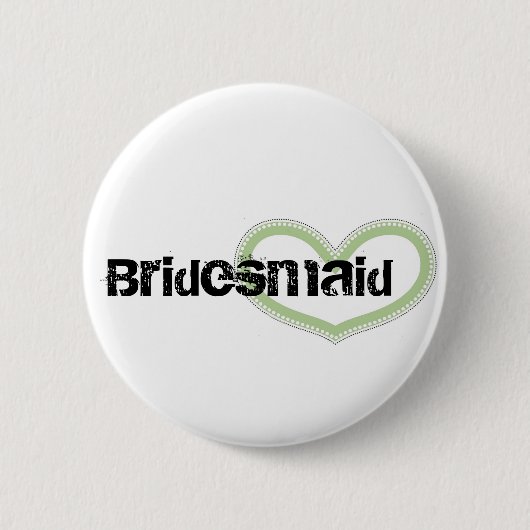 Bridesmaid Ronde Button 5,7 Cm (Voorkant)