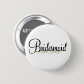 Bridesmaid Ronde Button 5,7 Cm (Voorkant /achterkant)