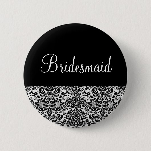 Bridesmaid Ronde Button 5,7 Cm (Voorkant)