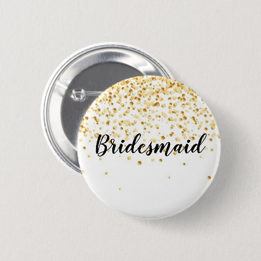 Bridesmaid Ronde Button 5,7 Cm (Voorkant /achterkant)