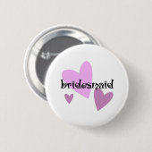 Bridesmaid Ronde Button 5,7 Cm (Voorkant /achterkant)