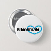 Bridesmaid Ronde Button 5,7 Cm (Voorkant /achterkant)