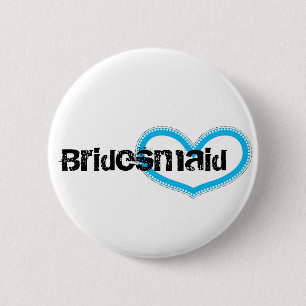 Bridesmaid Ronde Button 5,7 Cm