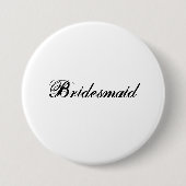 Bridesmaid Ronde Button 7,6 Cm (Voorkant)