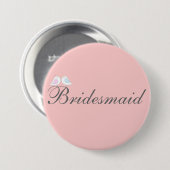Bridesmaid Ronde Button 7,6 Cm (Voorkant /achterkant)