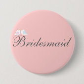 Bridesmaid Ronde Button 7,6 Cm (Voorkant)