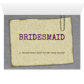 Bridesmaid Secret Spy Mission Adventure (Binnen Horizontaal (Onder))