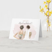 Bridesmaid - Shelby Note Card Kaart (Gele Bloem)