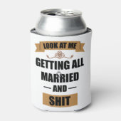 Bridesmaid Shirt Drink Bachelorette Party Weddensc Blikjeskoeler (Blikje Voorkant)