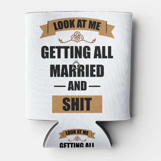 Bridesmaid Shirt Drink Bachelorette Party Weddensc Blikjeskoeler (Voorkant)