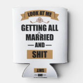 Bridesmaid Shirt Drink Bachelorette Party Weddensc Blikjeskoeler (Achterkant)